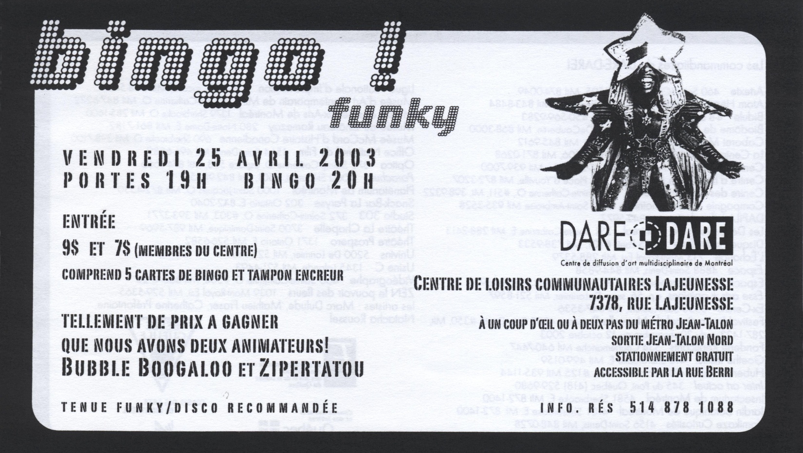 BINGO ! funky