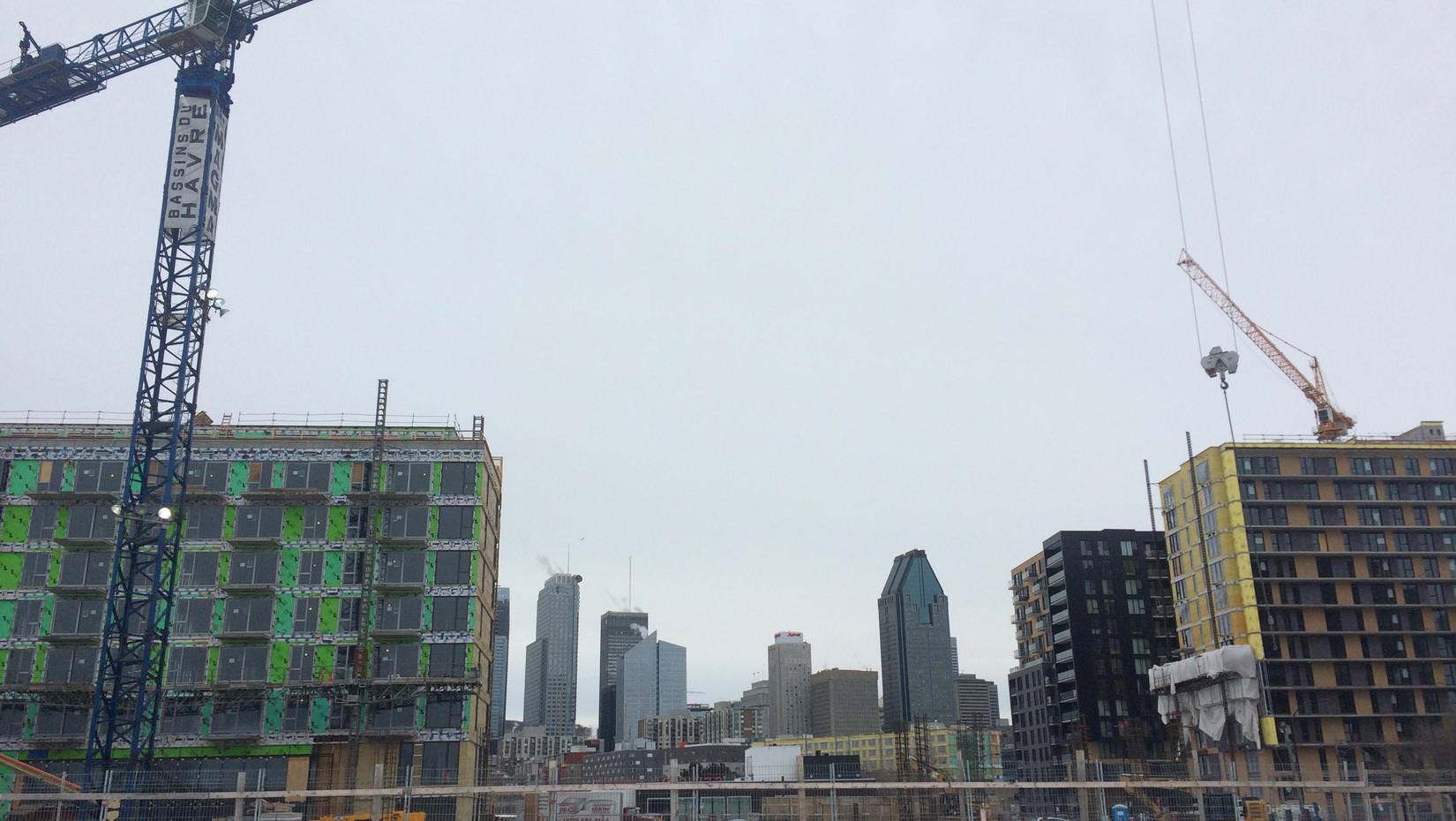 Watching the Montreal Skyline Disappear 