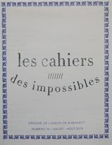 Les cahiers des impossibles no15