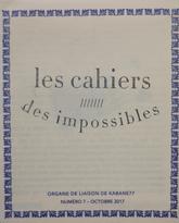Les cahiers des impossibles no7