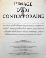 L'image d'art contemporaine