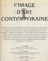 L’image d’art contemporaine