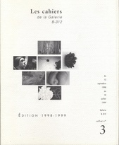 Les cahiers de la Galerie B-312