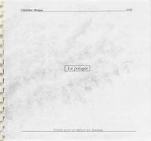 Le potager – Projet pour un séjour au Québec