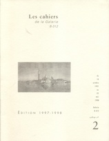 Les cahiers de la Galerie B-312